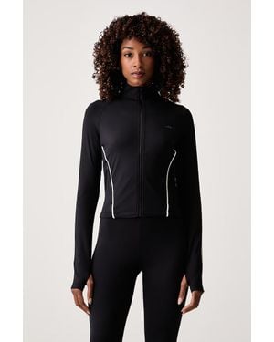 Guess Felpa Con Cerniera Da Donna Brunella - Blu