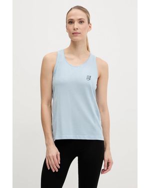 Compressport Top Da Corsa Singlet - Blu