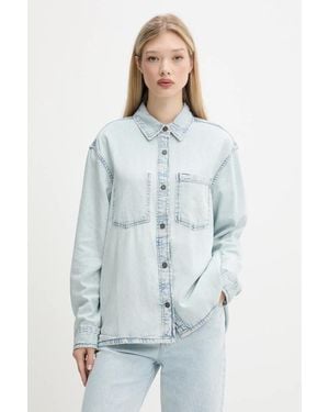 Guess Camicia Di Jeans - Blu
