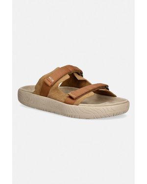 Veja Ciabatte Slide Arpoador Suede - Marrone