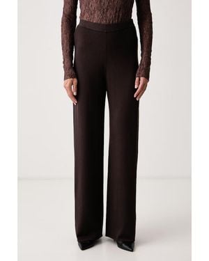Marella Pantaloni Da Donna Con Viscosa Emme By - Nero