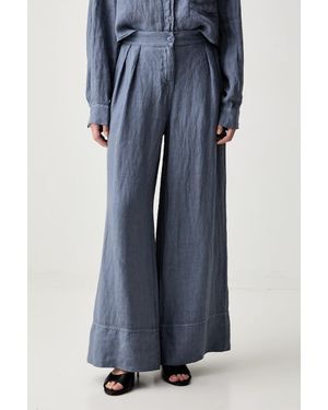 ViCOLO Pantaloni Palazzo Da Donna - Blu