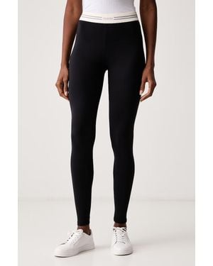 Guess Leggings Da Donna Brunella - Nero