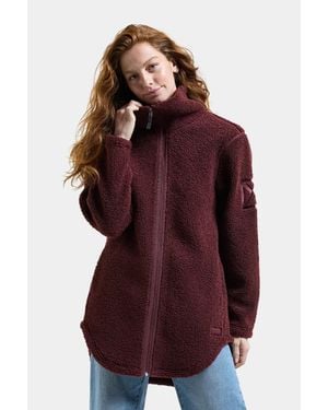 Didriksons Felpa Con Cerniera Da Donna - Rosso