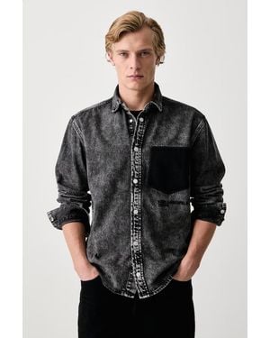 KARL LAGERFELD Camicia Da Uomo - Nero