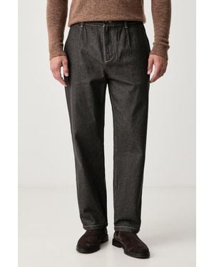 Benetton Jeans Regular Da Uomo - Nero