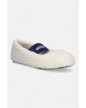 Moon Boot Ballerine Mb Shearling Ballerina - Blu