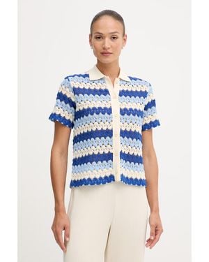 MC2 Saint Barth Camicia Da Donna Con Cotone - Blu
