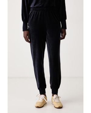 Lacoste Pantaloni Da Tuta Da Donna Con Cotone - Nero