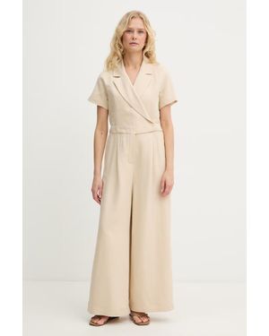 Weekend by Maxmara Tuta A Busta Da Donna Con Lino Oblato - Neutro