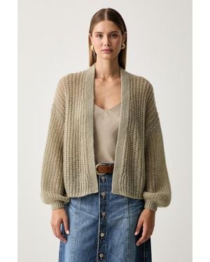 BOSS Cardigan Da Donna Con Lana C_Furgovia_1 - Neutro