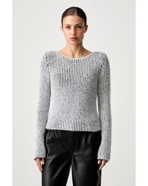 HUGO Maglione Da Donna Con Misto Lana Sibilla_B - Grigio