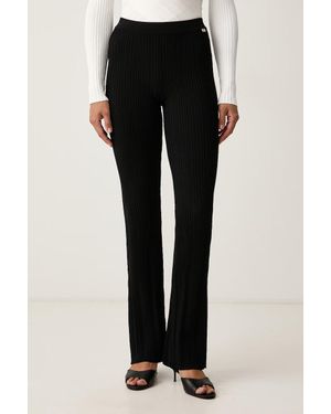 MARCIANO BY GUESS Pantaloni A Campana Da Donna Con Viscosa Lima - Nero