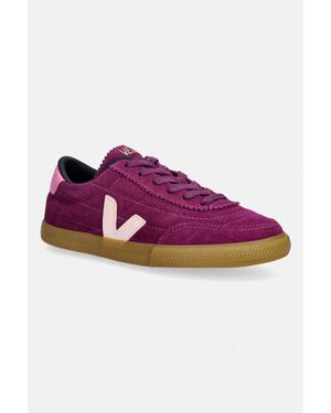 Veja Panenka Suede Sneakers Da Donna - Viola