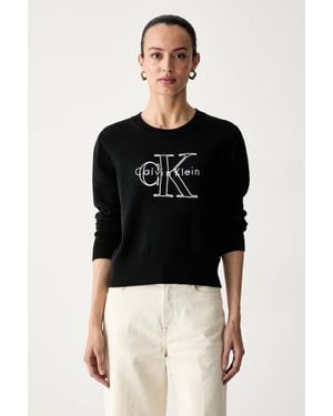 Calvin Klein Maglione Da Donna - Nero
