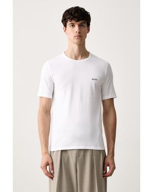 BOSS T-Shirt Da Uomo - Bianco
