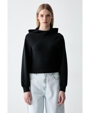 adidas Felpa Da Donna Con Modal Soft Lux - Nero