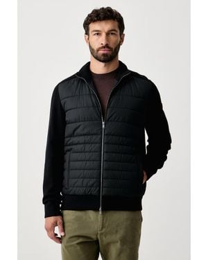 BOSS Giacca Di Mezza Stagione Da Uomo Con Misto Lana H-Facente - Nero