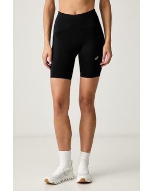 Asics Pantaloncini Sportivi Da Donna Road High Waist 8In Sprinter - Nero