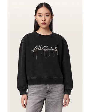 AllSaints Felpa Da Donna - Nero
