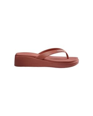Havaianas Infradito Da Donna High Platform - Rosso