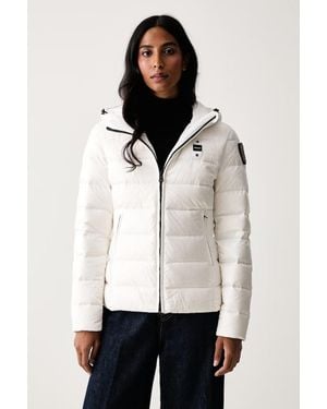 Blauer Giacca Piumino Da Donna - Bianco