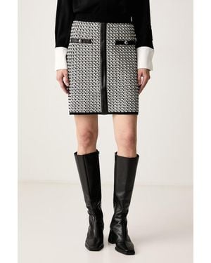 KARL LAGERFELD Gonna Con Cotone - Nero