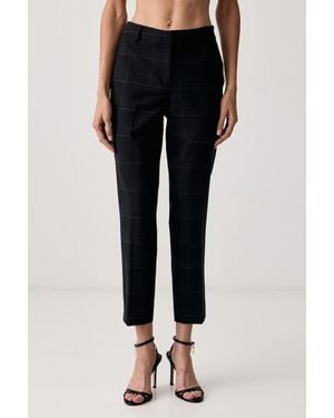 Marella Pantaloni Da Donna Con Lana Mllesordio - Nero