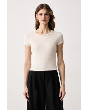 Guess T-Shirt Da Donna Marilu - Bianco