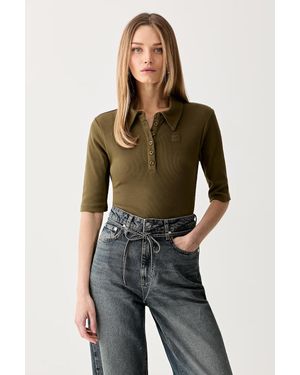 Gestuz Polo Da Donna - Verde