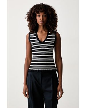 Morgan Gilet Da Donna Con Viscosa Manon - Nero
