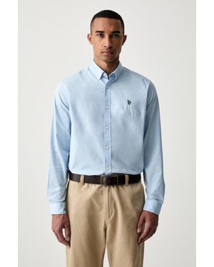 U.S. POLO ASSN. Camicia Da Uomo - Blu