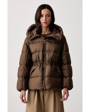 Marella Giacca Piumino Da Donna Mllanfora - Marrone