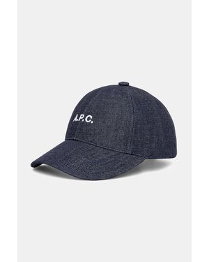 A.P.C. Berretto Da Baseball Casquette Charlie - Blu