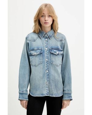 Gestuz Camicia Di Jeans - Blu