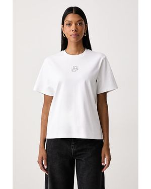 BOSS T-Shirt Da Donna - Bianco