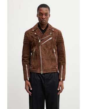 Mackage Giacca Da Motociclista Da Uomo - Marrone
