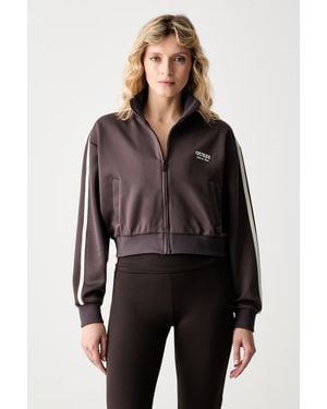 Guess Felpa Oversize Da Donna Hoshi - Nero