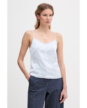 MAX&Co. Camicetta Con Spalline Da Donna Mcoslalom - Bianco