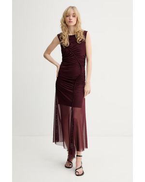 Gestuz Vestito Drappeggiato - Viola