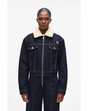 KARL LAGERFELD Giacca Di Jeans - Blu