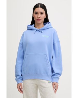 Rip Curl Felpa Con Cappuccio Da Donna Con Cotone Surf Puff Heritage - Blu
