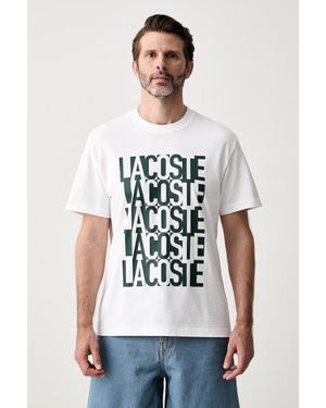 Lacoste T-Shirt Da Uomo - Bianco
