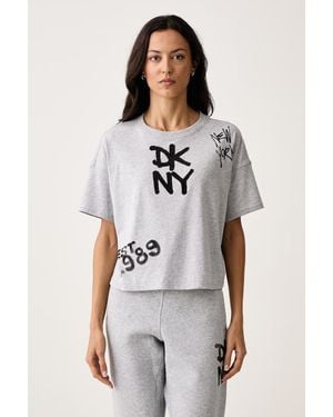 DKNY T-Shirt Da Donna - Bianco