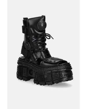 New Rock Sandali Metallic - Nero