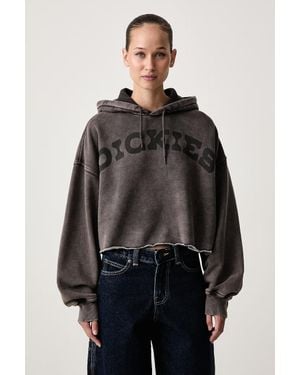 Dickies Felpa Con Cappuccio Da Donna Con Cotone - Nero