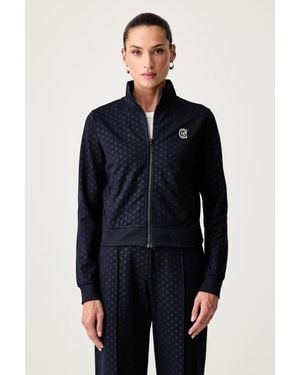 Guess Felpa Con Cerniera Da Donna Ariel - Blu