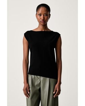 Weekend by Maxmara Top Da Donna Con Viscosa Wkdbella - Nero