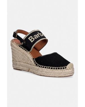 Barbour Espadrille Da Donna Lyndhurst - Nero