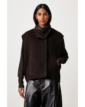 Soeur Gilet Da Donna Con Lana Adeline - Nero